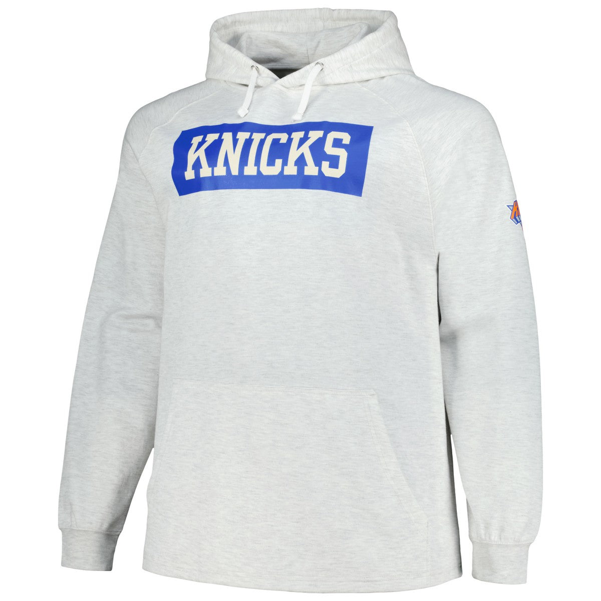 Fanatics - New York Knicks Big & Tall Raglan Tri-Blend Pullover Hoodie - Ash