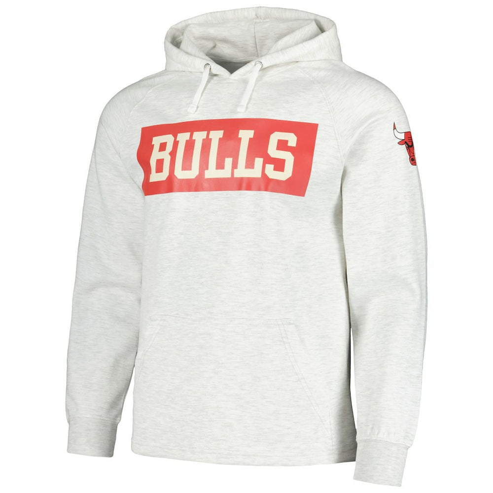 Fanatics - Chicago Bulls Softhand Raglan Tri-Blend Pullover Hoodie - Ash