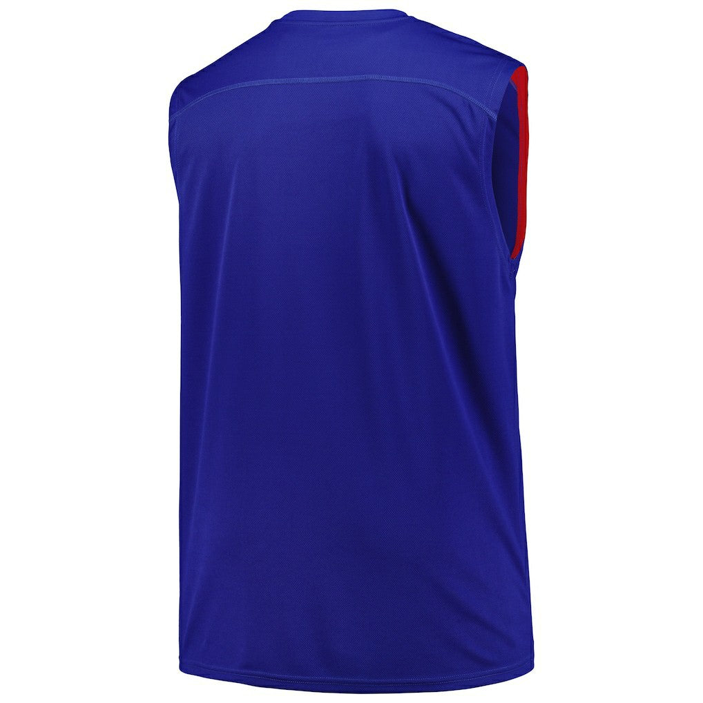 Fanatics - Philadelphia 76ers Big & Tall Birdseye Muscle Tank Top - Royal