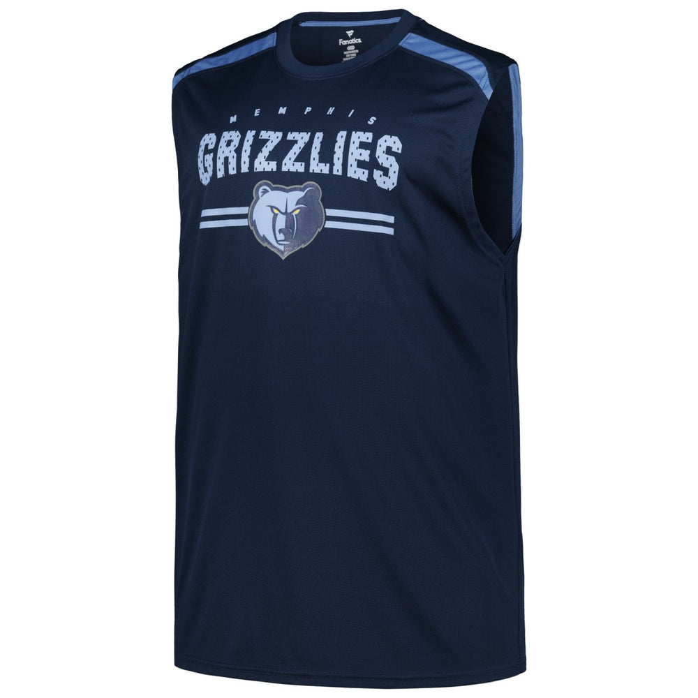 Fanatics - Memphis Grizzlies Big & Tall Birdseye Muscle Tank Top - Navy
