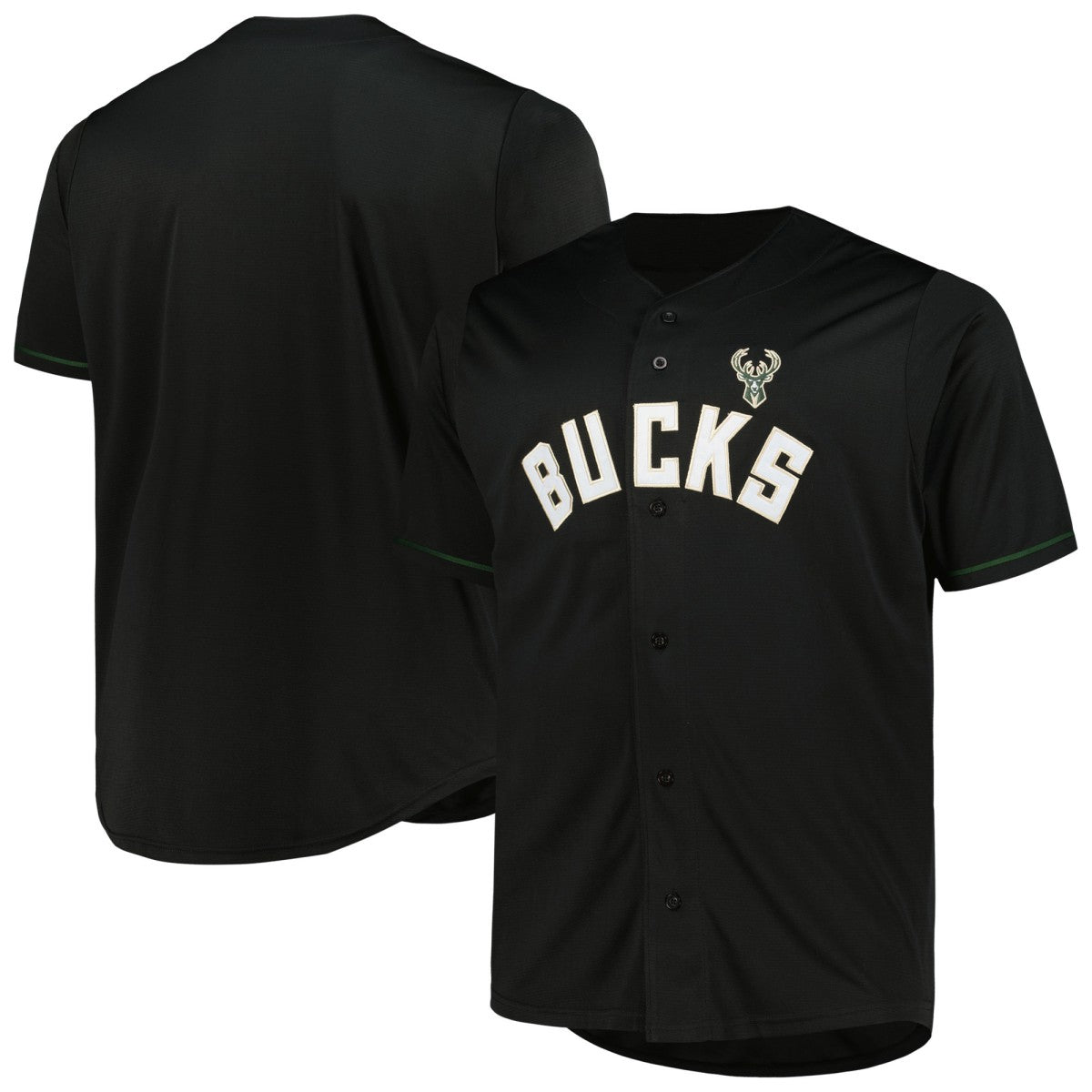 NBA - Milwaukee Bucks Profile Big & Tall Pop Jersey - Black