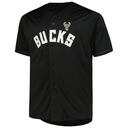 Milwaukee Bucks Profile Big & Tall Pop Jersey - Black on sale | NBA Jerseys