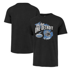 Detroit Lions '47 Regional Franklin T-Shirt Black - 47 brand