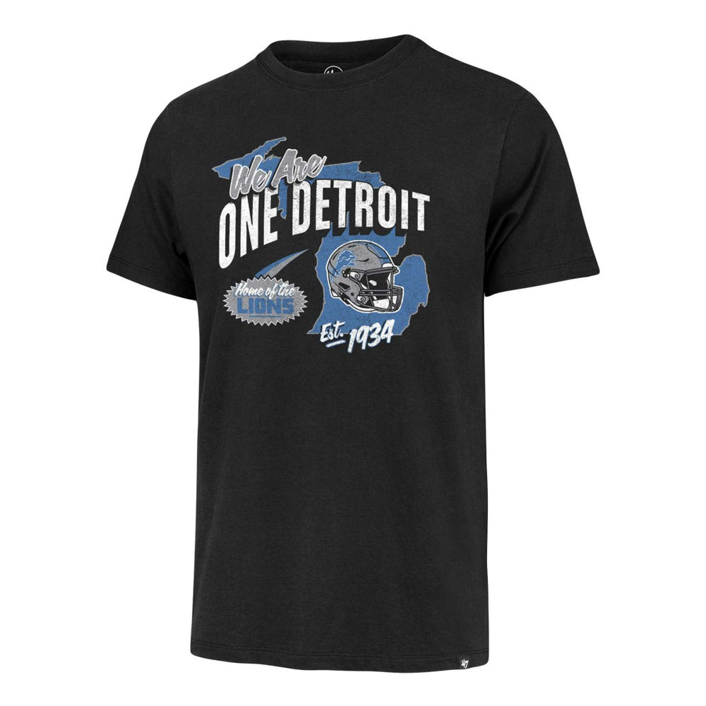 Detroit Lions '47 Regional Franklin T-Shirt Black - 47 brand
