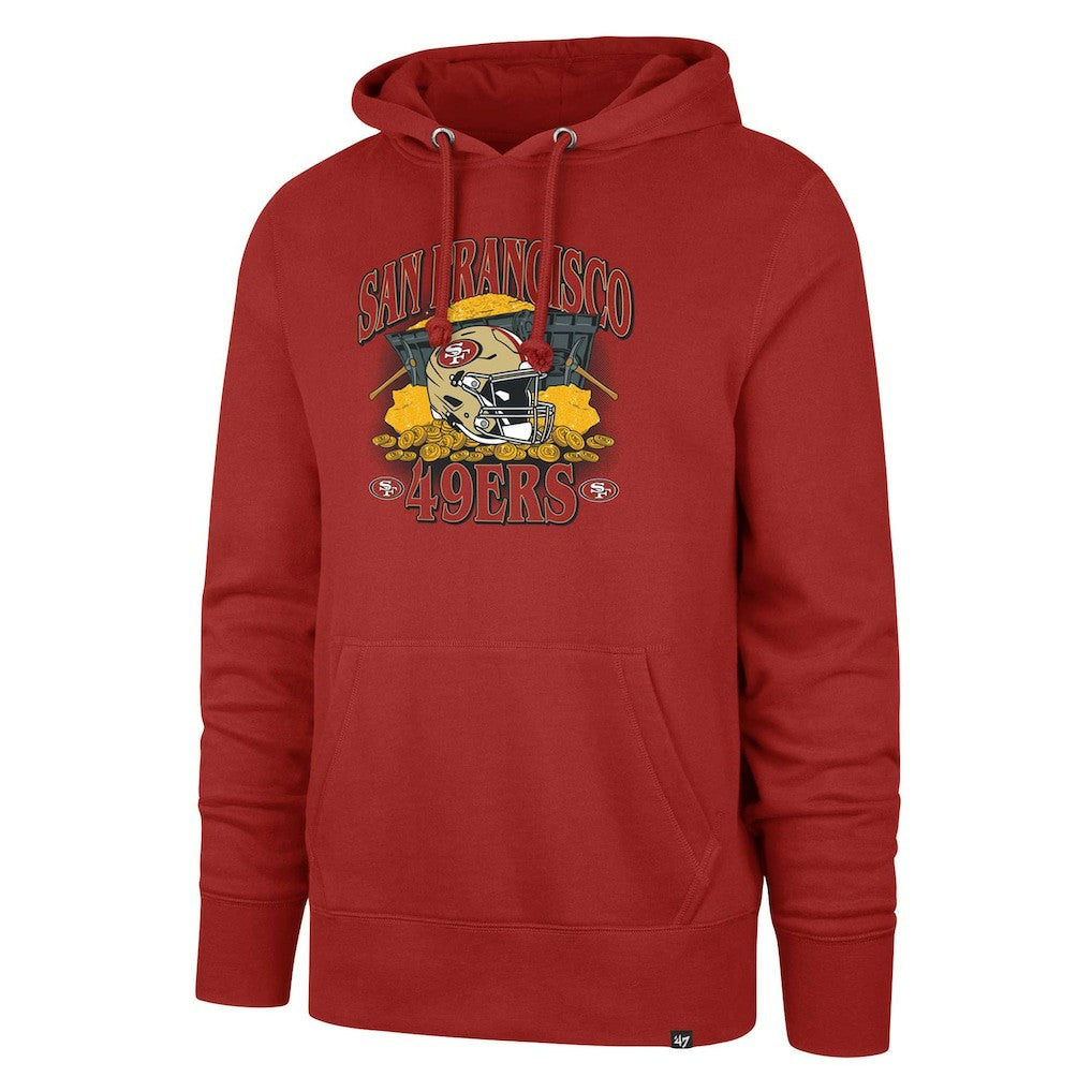 San Francisco 49ers '47 Men's Regional Headline Hoodie Scarlet - 47 brand