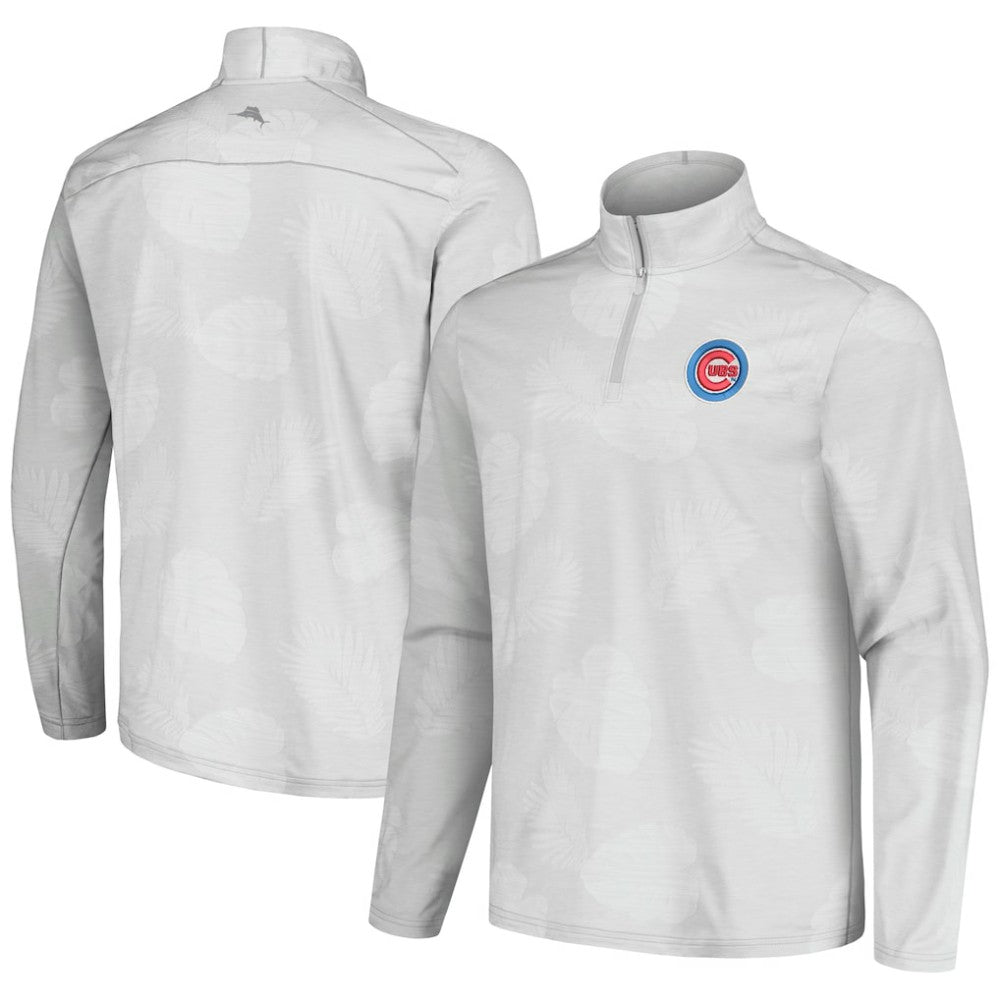 Chicago Cubs Tommy Bahama Delray Frond IslandZone Half-Zip Jacket Near Me