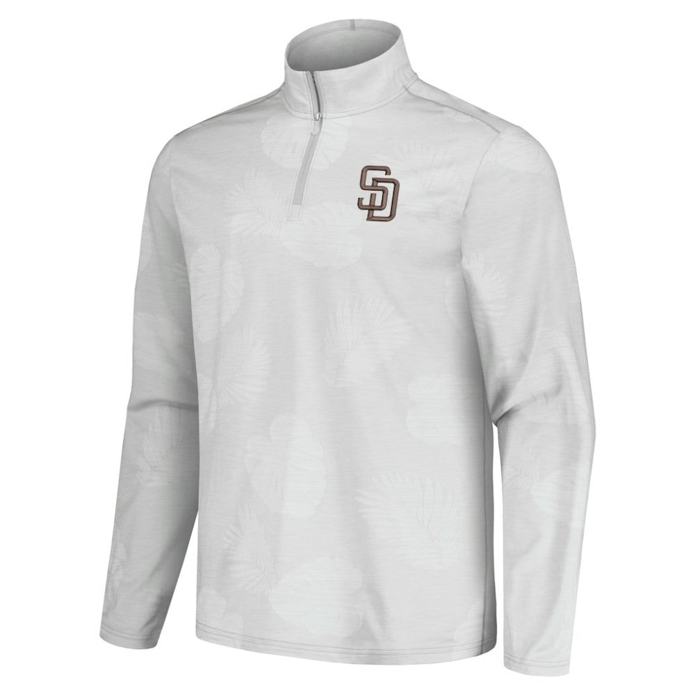 San Diego Padres Tommy Bahama Delray Frond IslandZone Half-Zip Jacket Lifestyle