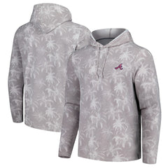 Atlanta Braves Tommy Bahama Palm Frenzy Hoodie Long Sleeve T-Shirt for sale
