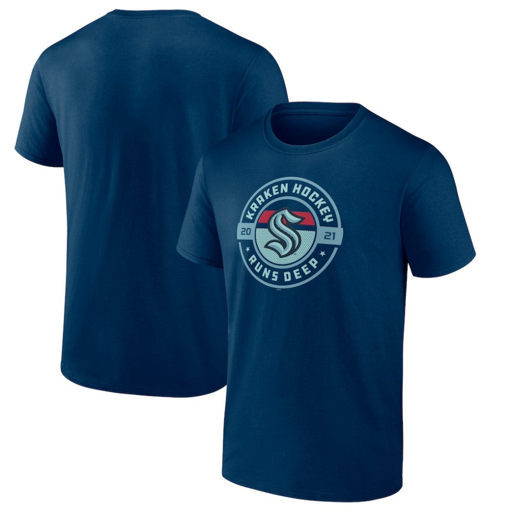 Seattle Kraken Fanatics Local T-Shirt Deep Sea Blue