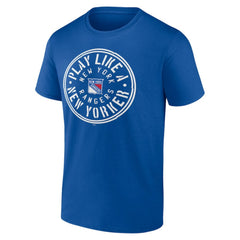 New York Rangers Fanatics Local T-Shirt Blue