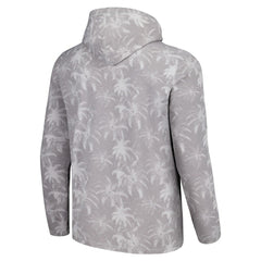 Minnesota Vikings Palm Frenzy Hoodie Long Sleeve T-Shirt Gray - Tommy Bahama