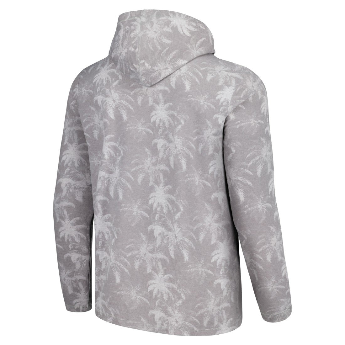 New York Jets Palm Frenzy Hoodie Long Sleeve T-Shirt Gray - Tommy Bahama