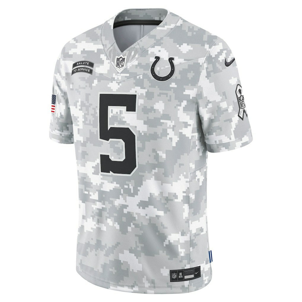 Anthony Richardson Indianapolis Colts 2024 Salute to Service Limited Jersey Arctic Camo - Nike