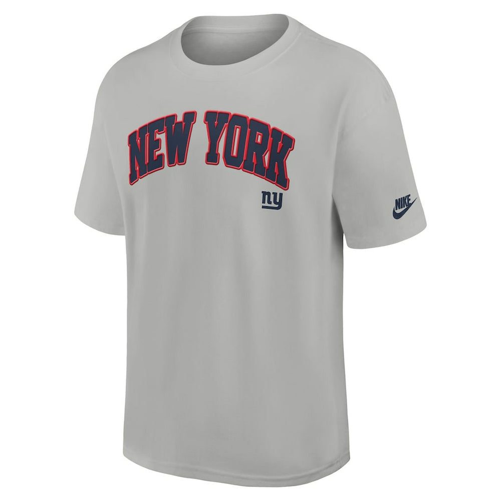 New York Giants Rewind Statement Max90 T-Shirt Gray - Nike