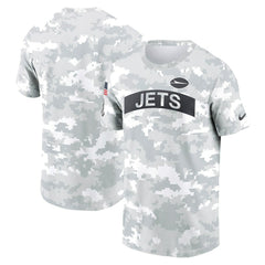 New York Jets 2024 Salute To Service Performance T-Shirt Arctic Camo - Nike