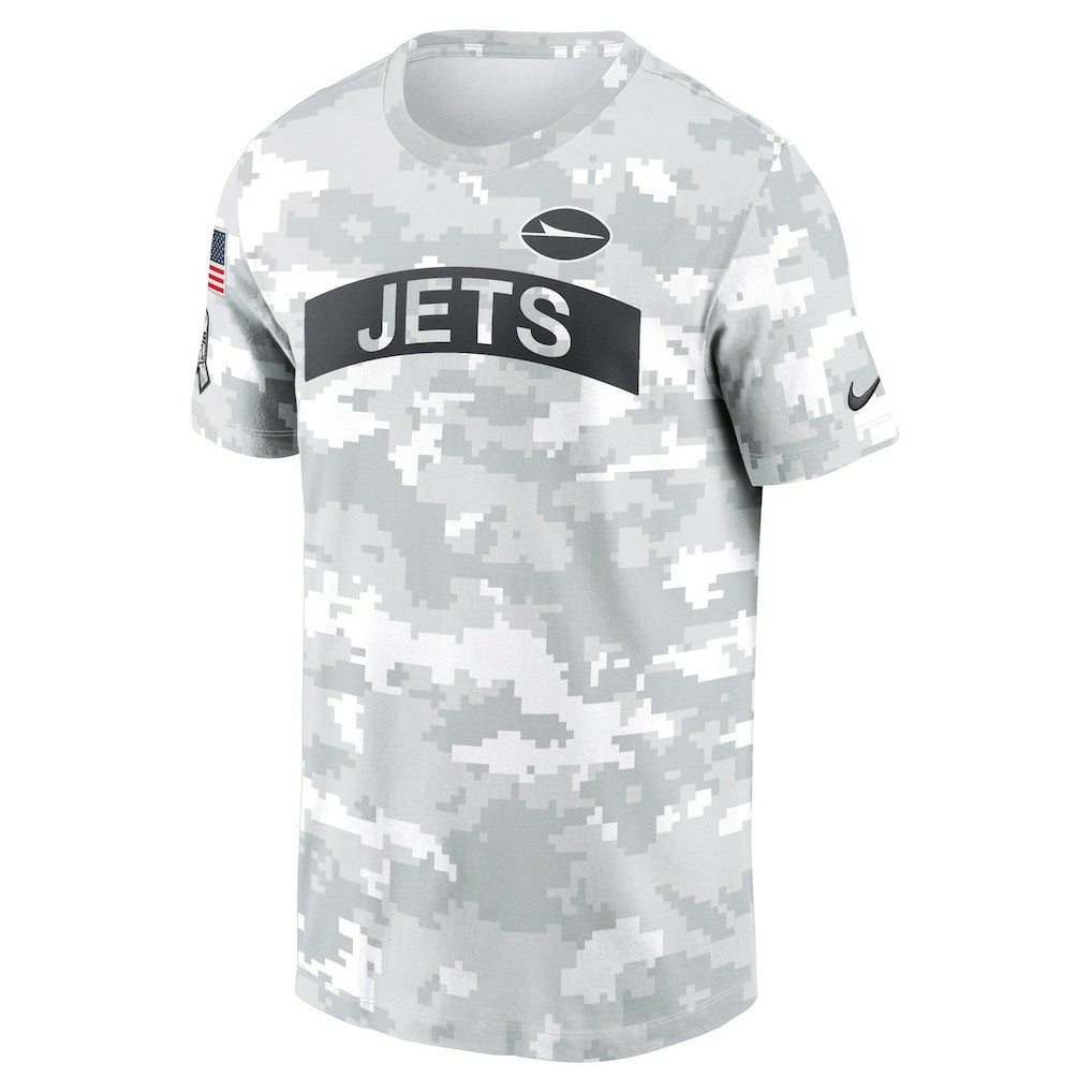 New York Jets 2024 Salute To Service Performance T-Shirt Arctic Camo - Nike