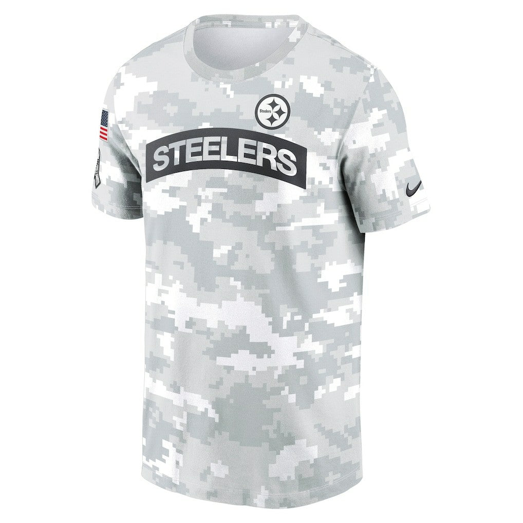 Pittsburgh Steelers 2024 Salute To Service Performance T-Shirt Arctic Camo - Nike