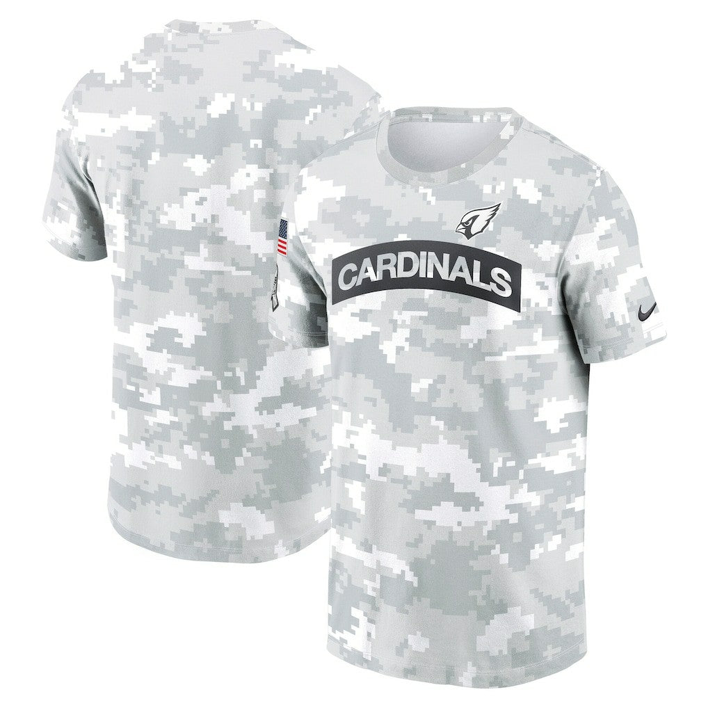 Arizona Cardinals 2024 Salute To Service Performance T-Shirt Arctic Camo - Nike