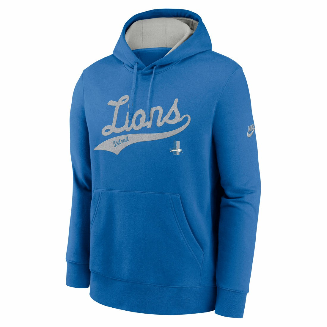 Detroit Lions Rewind Club Logo Pullover Hoodie Blue - Nike