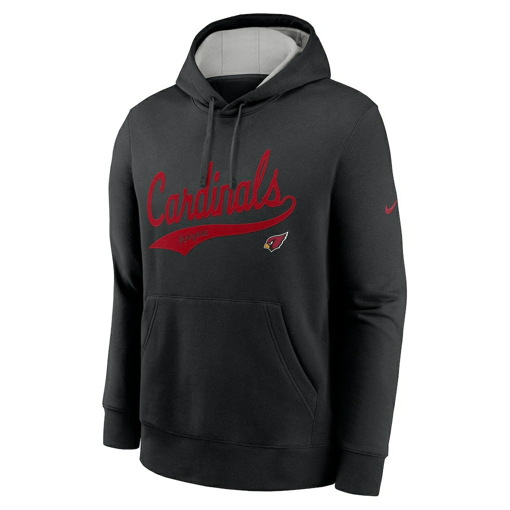Arizona Cardinals Rewind Club Logo Pullover Hoodie Black - Nike