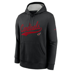 Arizona Cardinals Rewind Club Logo Pullover Hoodie Black - Nike