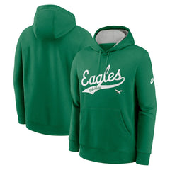 Philadelphia Eagles Rewind Club Logo Pullover Hoodie Kelly Green - Nike