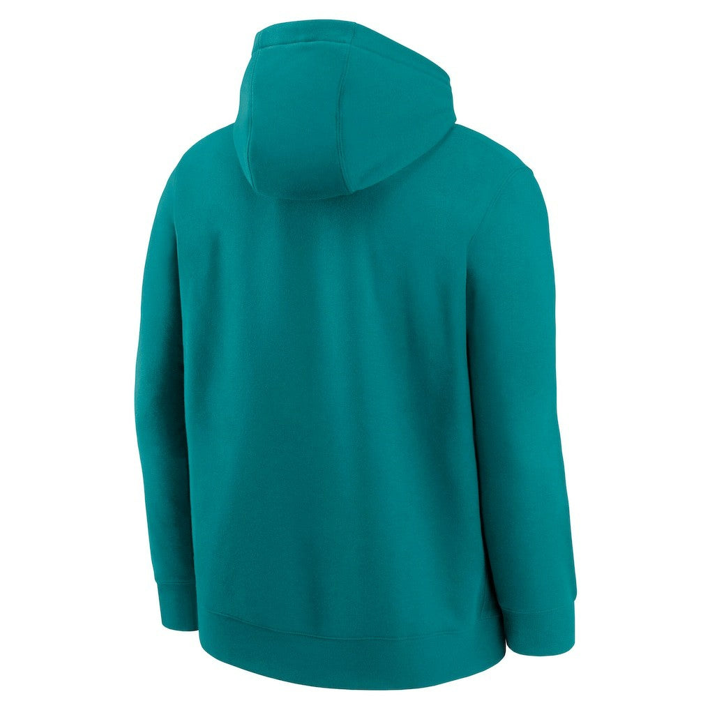 Miami Dolphins Rewind Club Logo Pullover Hoodie Aqua - Nike
