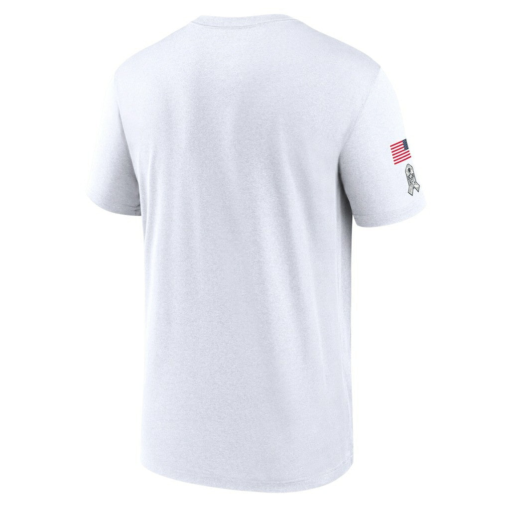 Cleveland Browns 2024 Salute To Service Legend Performance T-Shirt White - Nike