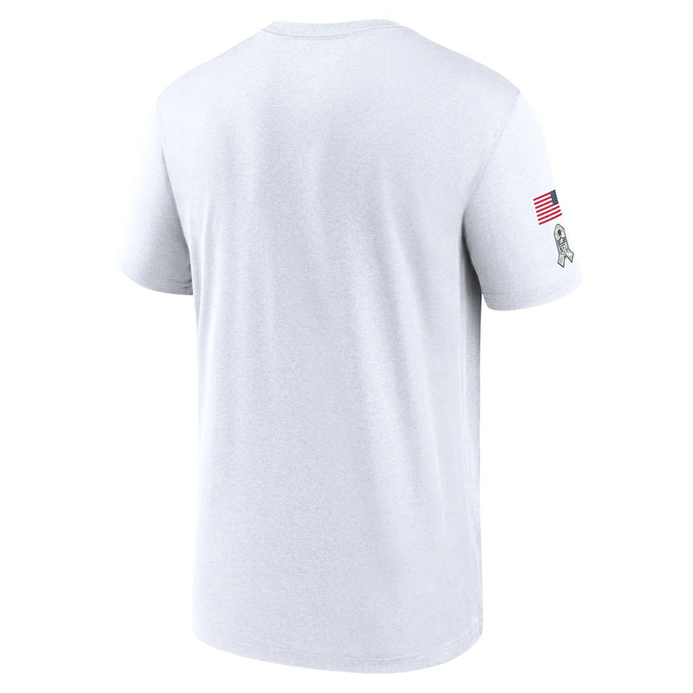 Cleveland Browns 2024 Salute To Service Legend Performance T-Shirt White - Nike