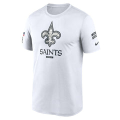 New Orleans Saints 2024 Salute To Service Legend Performance T-Shirt White - Nike