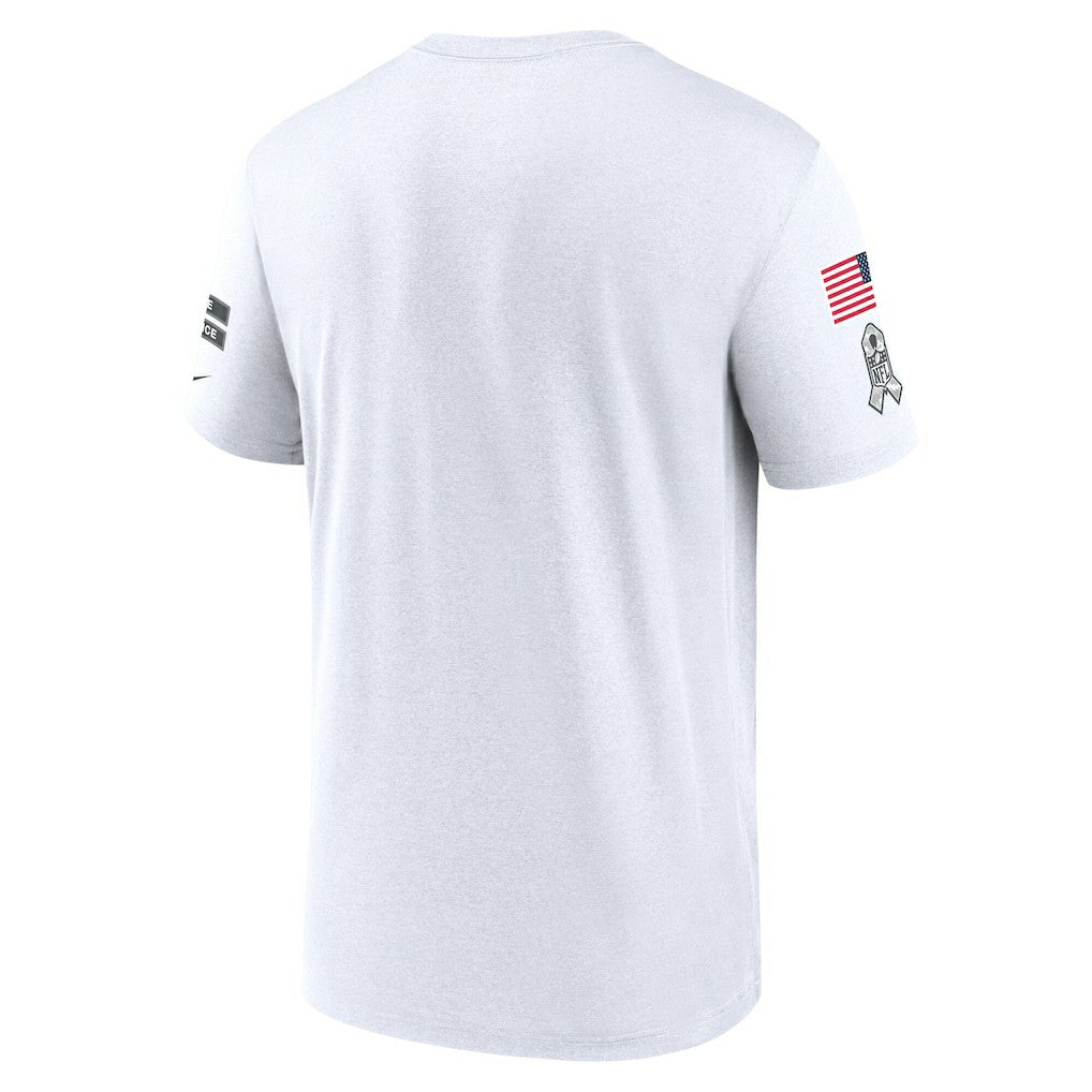 New York Jets 2024 Salute To Service Legend Performance T-Shirt White - Nike