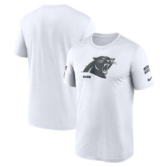 Carolina Panthers 2024 Salute To Service Legend Performance T-Shirt White - Nike