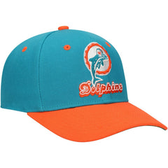 Miami Dolphins Youth All In 2.0 Adjustable Hat Aqua - Mitchell & Ness