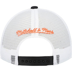 Cincinnati Bengals Youth Stripe Trucker Adjustable Hat Black - Mitchell & Ness
