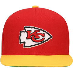 Kansas City Chiefs Youth Team Two-Tone Snapback Hat Red - Mitchell & Ness