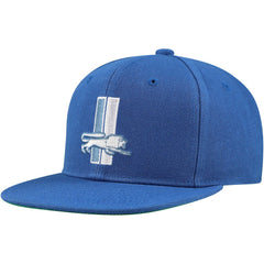 Detroit Lions Youth Gridiron Classics Ground Snapback Hat Blue - Mitchell & Ness
