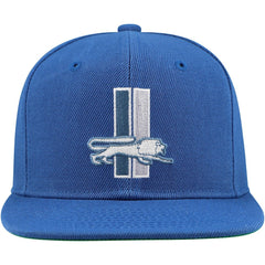 Detroit Lions Youth Gridiron Classics Ground Snapback Hat Blue - Mitchell & Ness