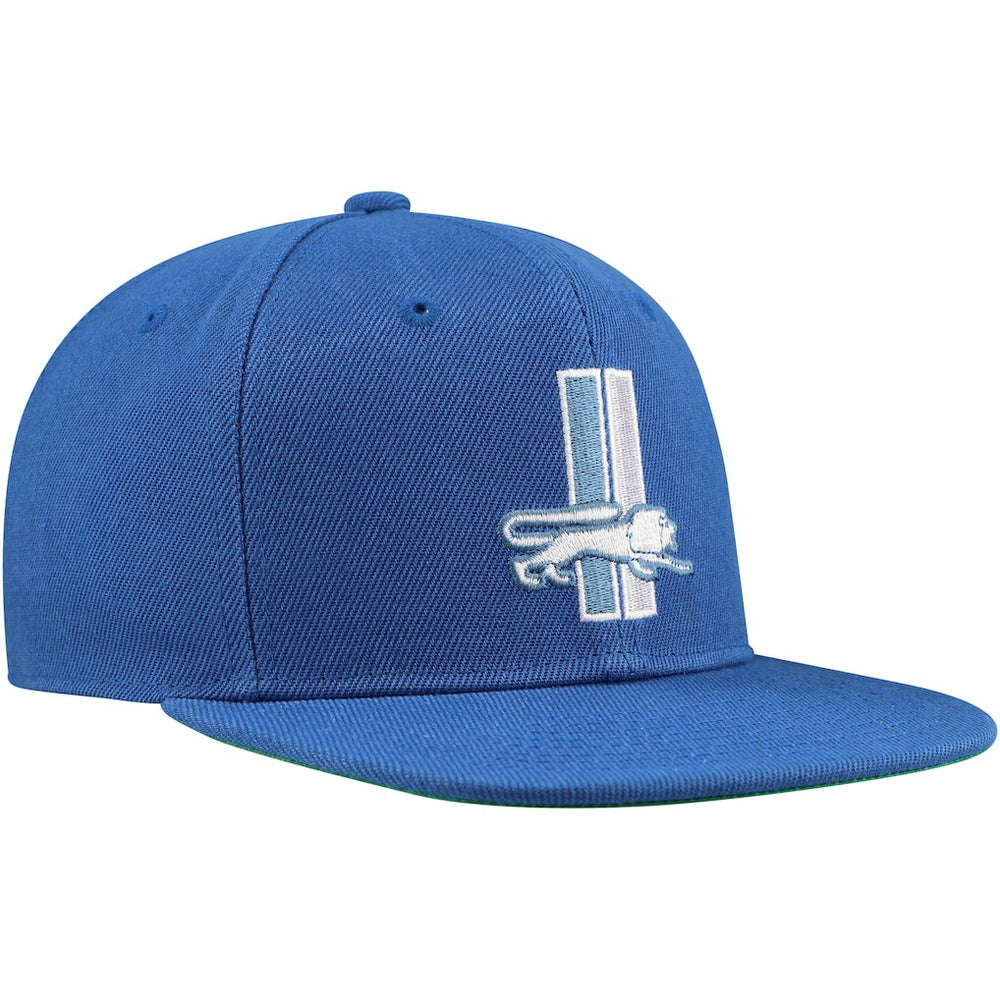 Detroit Lions Youth Gridiron Classics Ground Snapback Hat Blue - Mitchell & Ness