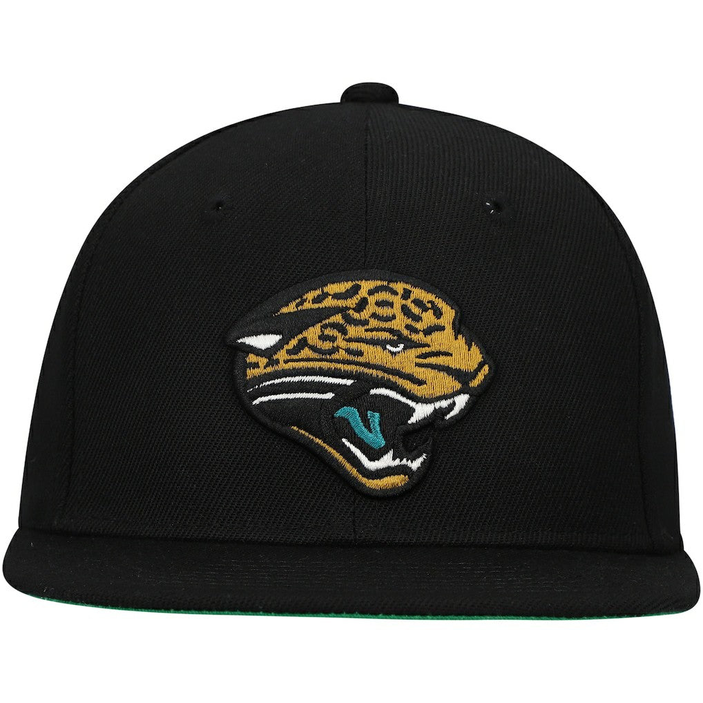 Jacksonville Jaguars Youth Gridiron Classics Ground Snapback Hat Black - Mitchell & Ness