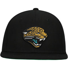 Jacksonville Jaguars Youth Gridiron Classics Ground Snapback Hat Black - Mitchell & Ness