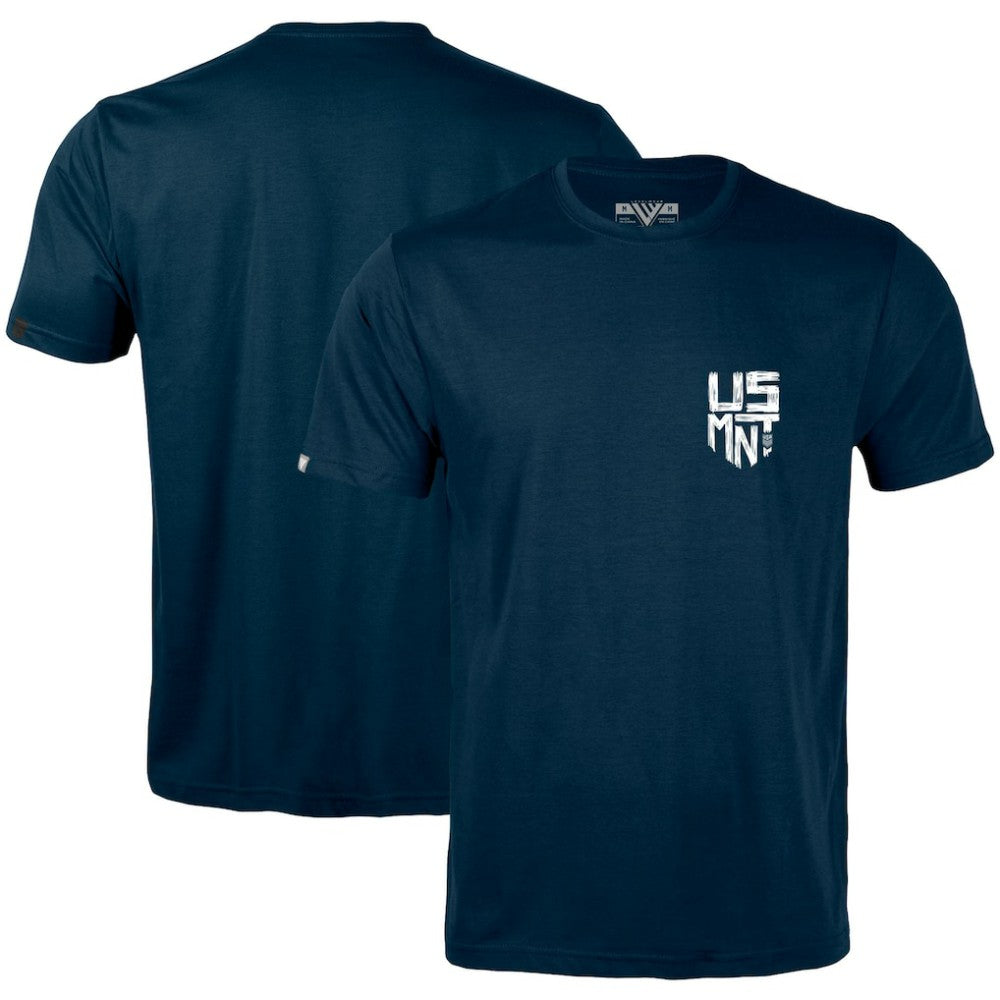 USMNT Levelwear Richmond Scribble T-Shirts - Navy