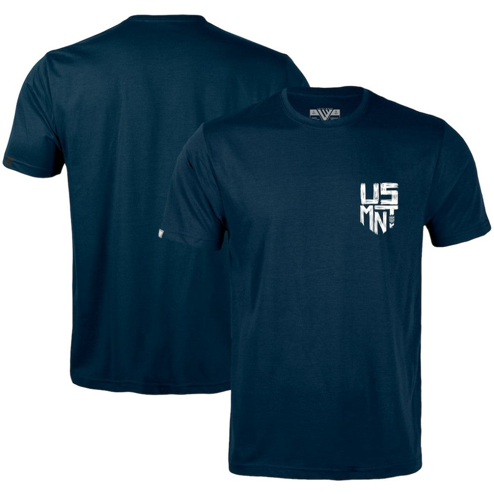 USMNT Levelwear Youth Little Richmond Scribble T-Shirts - Navy