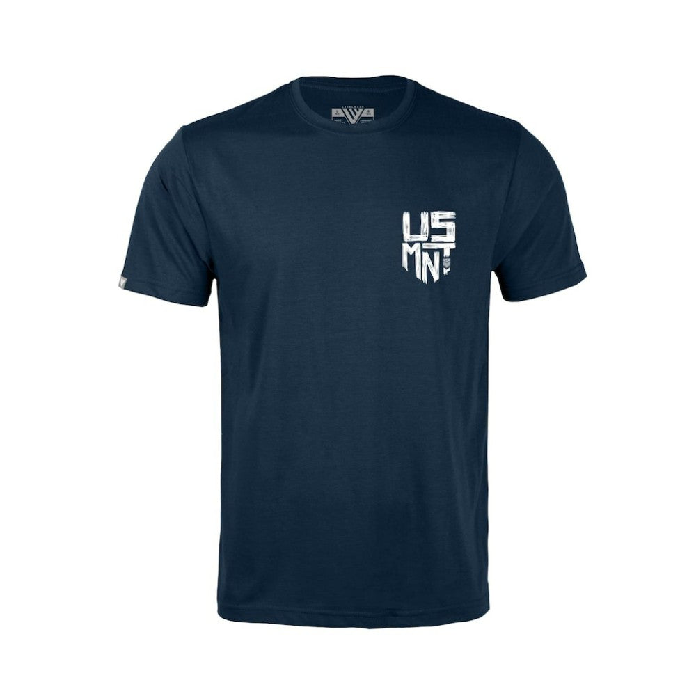 USMNT Levelwear Youth Little Richmond Scribble T-Shirts - Navy