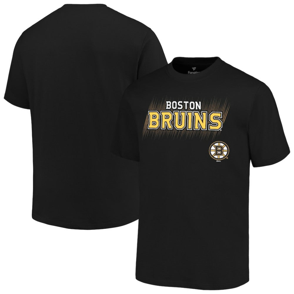 Boston Bruins Fanatics Big & Tall Wordmark T-Shirt