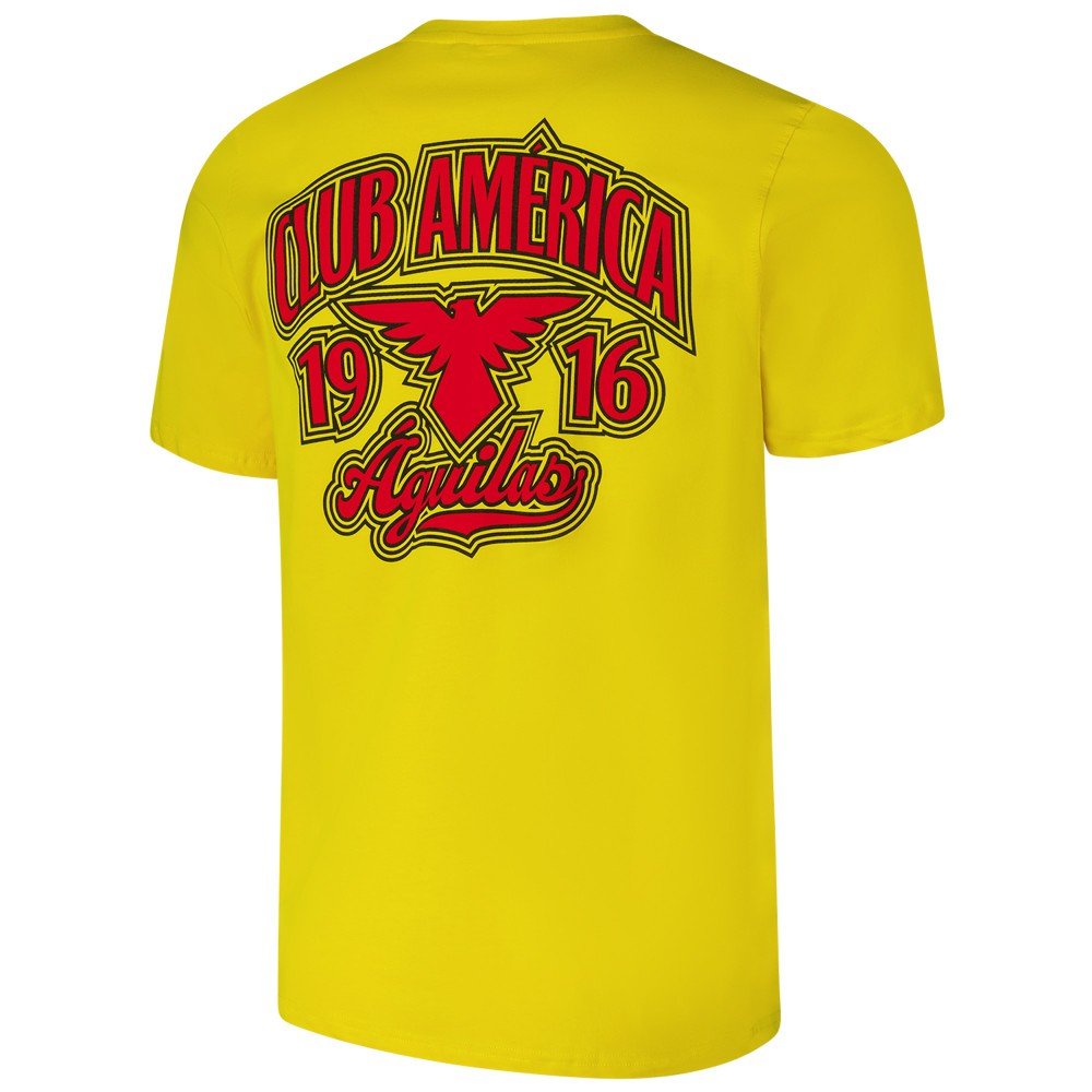 Club America Retro T-Shirts - Gold