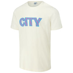 Manchester City Logo T-Shirts - Cream
