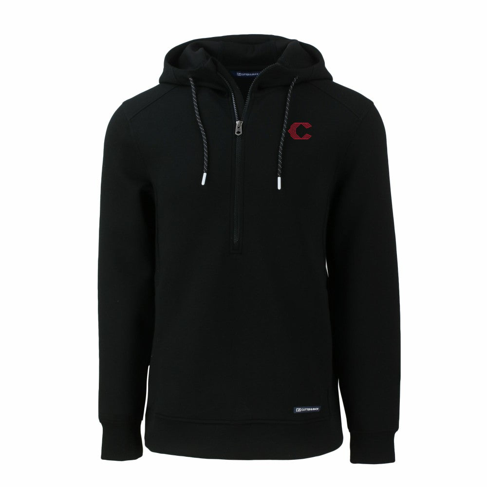 Cincinnati Reds Cutter & Buck City Connect Roam Eco Recycled Half-Zip Pullover Hoodie Online
