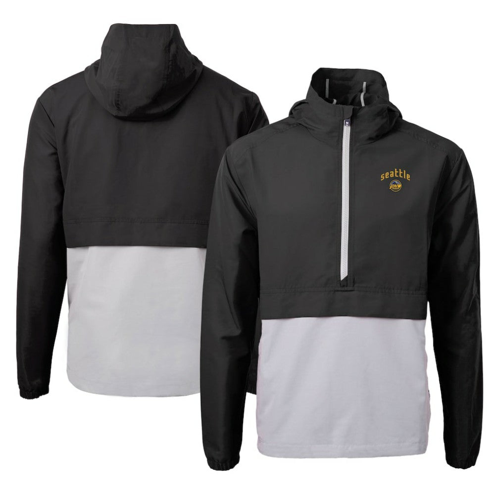 Seattle Mariners Cutter & Buck City Connect Charter Eco Recycled Half-Zip Anorak Jacket Near Me