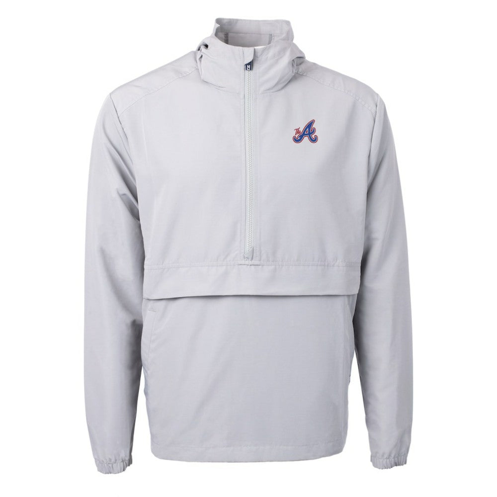 Atlanta Braves Cutter & Buck City Connect Charter Eco Recycled Half-Zip Anorak Jacket Near Me