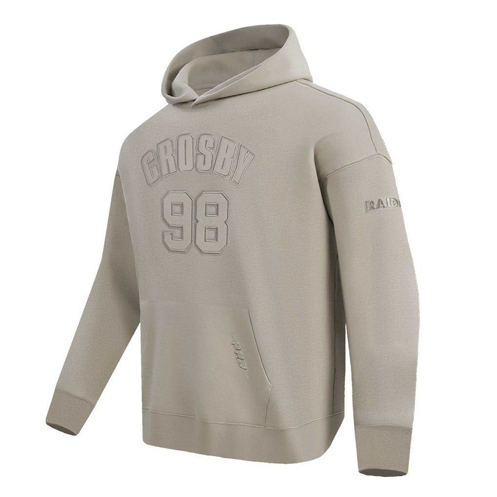 Maxx Crosby Las Vegas Raiders Pro Standard Player Name & Number Pullover Hoodie Tan - NFL